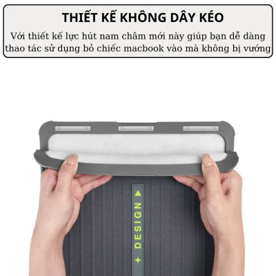 Túi Bảo Vệ Laptop, đệm Chống Sốc Laptop, túi chống sốc chống thấm nước chống va đập size 13.6 inch / 14.2 inch WIWU DEFENDER Sleeve Pro - Hàng nhập khẩu