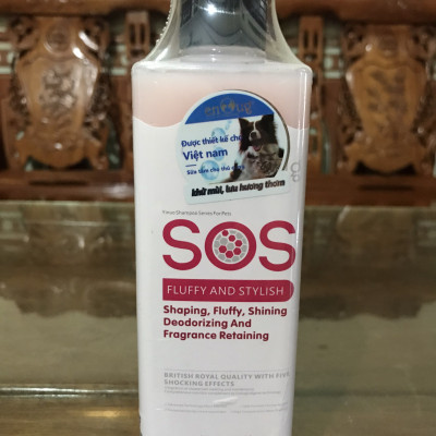 Sữa Tắm Sos 530ml Cho Chó Mèo Lưu Hương Thơm 7 Ngày