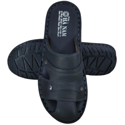 Dép Bít Mũi Nam Da Bò Thật TiTi ĐÔ Cao Cấp GSB2093d