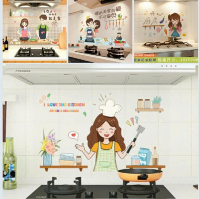 Giấy Dán Tường Cách Nhiệt, Chống Dầu Mỡ Dành Cho Bếp - Decal 3D Họa Tiết - HÀNG CHÍNH HÃNG MINIIN