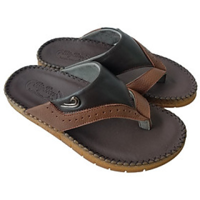 Dép Xỏ Ngón Nam Da Bò Thật BIGGBEN Cao Cấp DK97