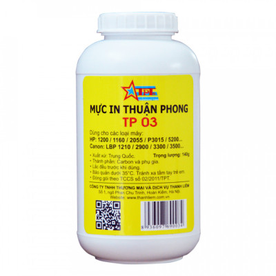 (Bộ 5 chai) Mực đổ Thuận Phong TP03 dùng cho máy in HP / Canon – Hàng Chính Hãng