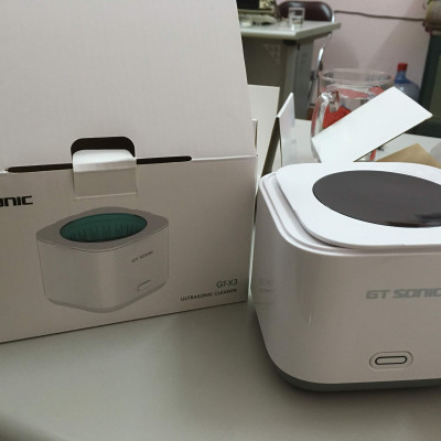 Máy rửa siêu âm mini GTsonic X3 – dung tích 180ml, công nghệ sóng siêu âm hiện đại, làm sạch sâu và loại bỏ bụi bẩn hiệu quả cho trang sức, kính mắt, đồng hồ, dụng cụ nha khoa, linh kiện điện tử – Hàng chính hãng