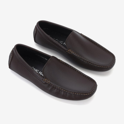 Giày lười nam Đông Hải chất da bò cao cấp  có vân tự nhiên tăng vẻ nam tính - G2284 
