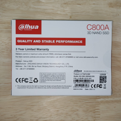 Ổ cứng SSD 2.5 inch DAHUA C800A 120GB SATA 3 - Hàng chính hãng