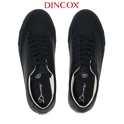 Giày Sneaker Da Unisex DINCOX D20 Black Năng Động Cá Tính