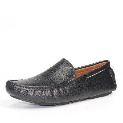 Giày MICHILUX Da Bò Thật Chính Hãng Classic Moccasin CSMS0 Màu Đen