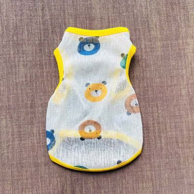 ÁO THUN BA LỖ THÔNG HƠI SIÊU CUTE TỪ 1-7KG DÀNH CHO THÚ CƯNG CHÓ MÈO