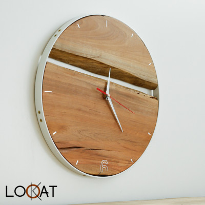 Mẫu Đồng Hồ Treo Tường Chế Tác bằng Gỗ Tự Nhiên Sang Trọng Phong cách Vintage DH12050100