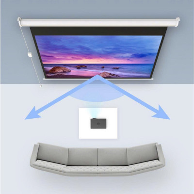 Màn chiếu điện sử dụng remote Apollo chính hãng 85 inch, 100 inch, 120 inch và 135 inch - Bảo hành 12 tháng - Hàng nhập khẩu