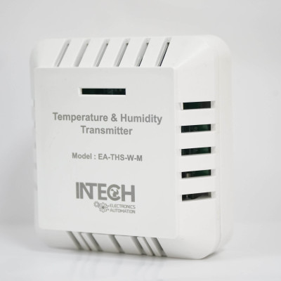 Cảm biến nhiệt độ, độ ẩm gắn tường Intech EA-THS-W-L (không dây)- Hàng chính hãng