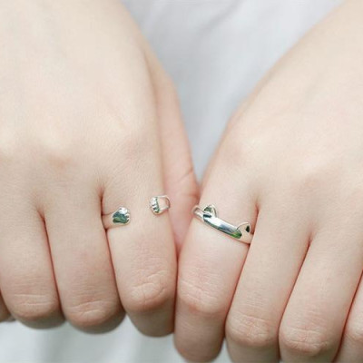 Nhẫn tai mèo vòng mở free size dễ thương cho bạn nữ NN09