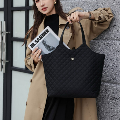 Túi xách nữ dung tích lớn màu trơn  giản dị , túi xách nữ mới  ,  túi đeo vai dưới cánh tay túi tote