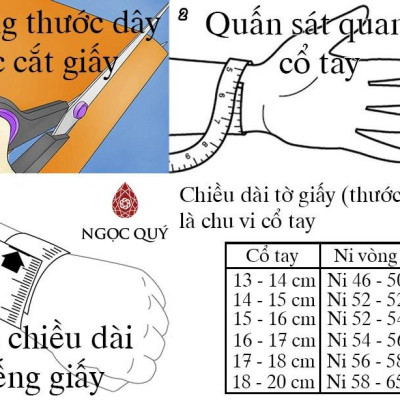 Vòng tay liền khối đá mã não trắng mệnh thủy kim - Ngọc Quý Gemstones