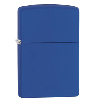 Bộ 4 sản phẩm: Bật lửa Zippo Classic Royal Blue Matte 229+Xăng+Đá+Bấc