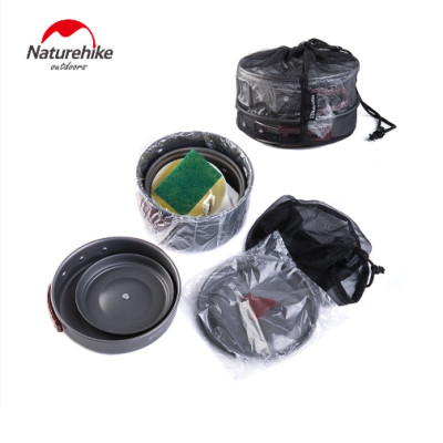 Bộ nồi cắm trại 4 món NatureHike NH15T203-G