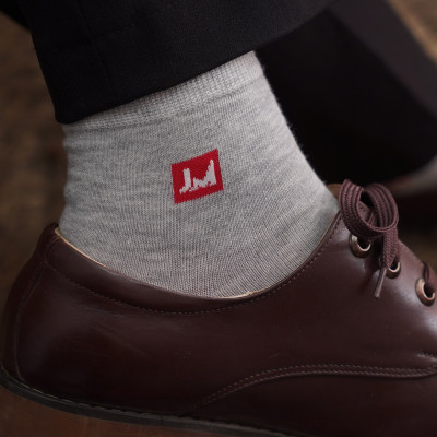 Combo 10 đôi tất vớ nam cổ dài cotton Organic kháng khuẩn khử mùi JAMANO