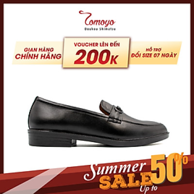 Giày Da Nam Công Sở Bit Loafer Tomoyo TMN23201