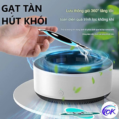 Mẫu Gạt Tàn Hút Khói Tự Động Mới Nhất: Lọc Không Khí, Khử Mùi Với Ion Âm Siêu Tốt