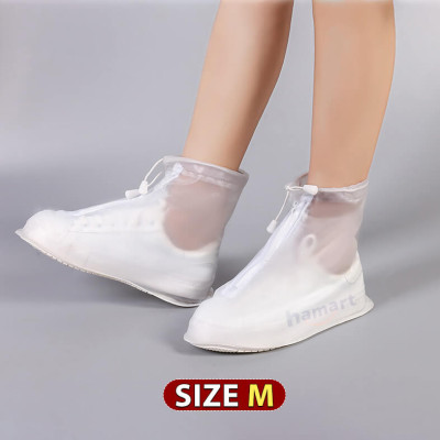 Ủng Bọc Giày Trời Mưa Chống Nước PVC Chống Bám Bẩn Áo Bảo Vệ Giày Chống Trơn Trượt Tiện Lợi