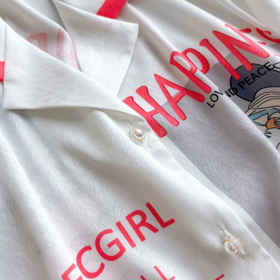 Bộ Đồ Ngủ Tay Dài Quần Dài Quảng Châu Cao Cấp Thỏ Xinh Xắn