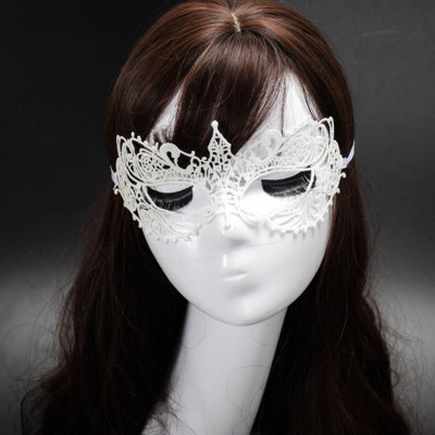 Mặt nạ ren Cosplay cho nữ - Màu trắng