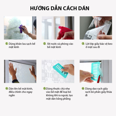 Giấy dán kính - decal dán cửa kính khổ 60*500 cm HPGLASS-0029