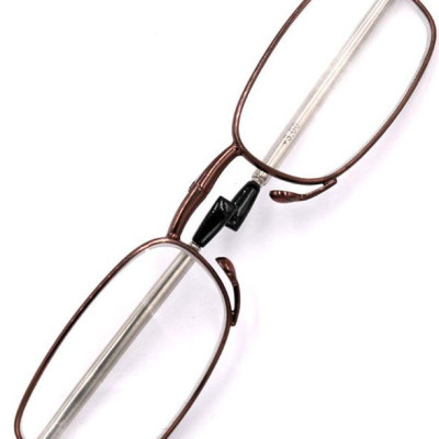 Kính lão gọng xếp 868 màu nâu tròng lão 4 độ_nam