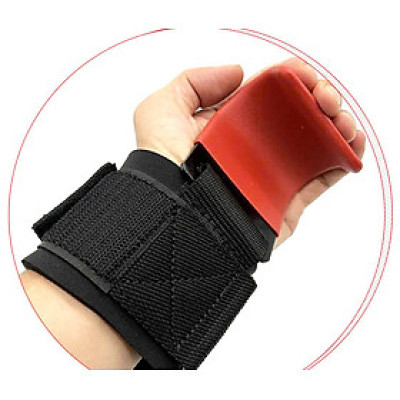 Quấn Cổ Tay Tập Xà Đơn Có Móc Thép (3 Màu) , Găng Tay Có Móc Nâng Tạ