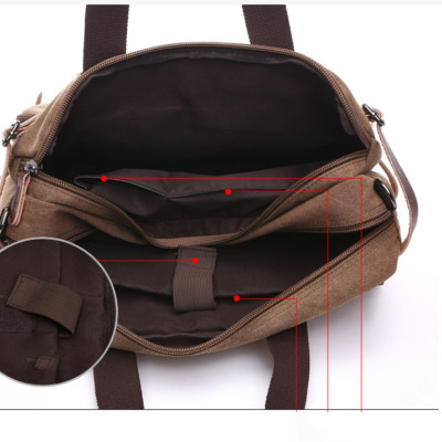 Túi xách du lịch 2 trong 1 vải cavans cao cấp mang phong cách mới