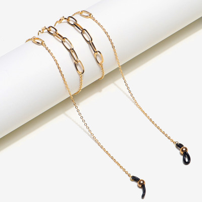 Dây xích đeo mắt kính xích titan thời trang cá tính nổi bật ấn tượng, dây đeo khẩu trang chống lạc đa năng