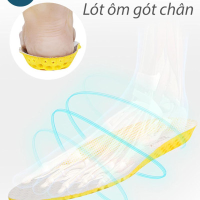 Lót giày thể thao EVA êm chân có cấu trúc tổ ong thoáng khí buybox BBPK25