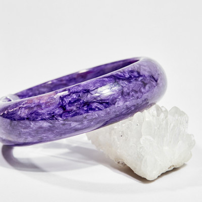 Vòng tay phong thủy đá mắt rồng liền khối ni 55 mệnh hỏa , thổ - Ngọc Quý Gemstones