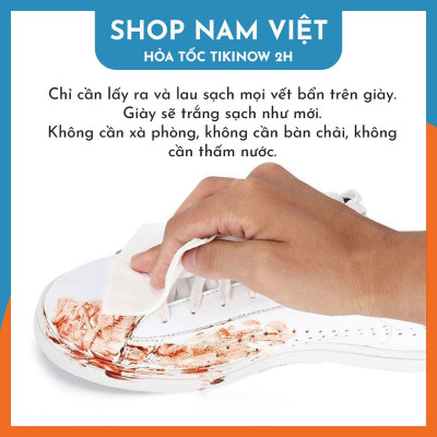 Gói Khăn Ướt Lau Giày, Khăn Vệ Sinh Giày Sneaker (30 Tờ/Gói)
