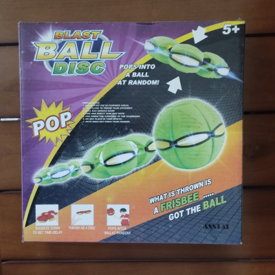 Đồ Chơi Trẻ Em, Bóng Ma Thuật Có Đèn Led, Đĩa Bay UFO, Đồ Chơi Đá Bóng Vui Nhộn Cho Bé