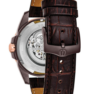 Đồng Hồ Nam Bulova Dây Da 98A165 - Mặt Trắng