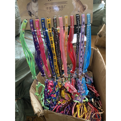 DÂY DẮT KÈM VÒNG CỔ VÀ CHUÔNG DÀNH CHO CHÓ MÈO ZICHEN (ĐỘ DÀI DÂY KHOẢNG 1M2)