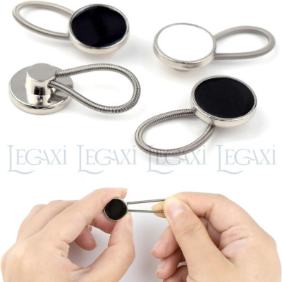Nút Nới Rộng Cổ Áo Kim Loại, Mở Rộng Cổ Áo Sơ Mi, Nút Điều Chỉnh Nút Áo Cho Nam Nữ Lò Xo Legaxi