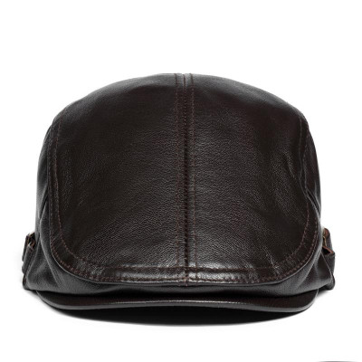 Mũ beret nam - Nón bê rê nam da cừu cao cấp BHY1965 đủ size, dễ điều chỉnh độ rộng