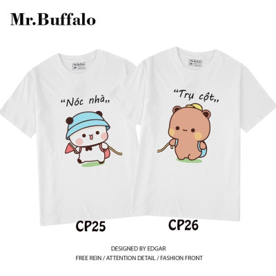 Áo đôi tay lỡ unisex nóc nhà - trụ cột Mr.Buffalo
