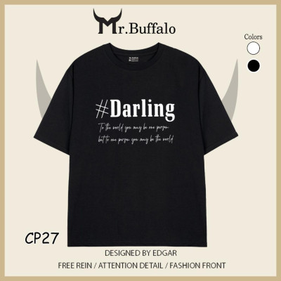 Áo đôi tay lỡ unisex DALING - BAE  CP27-CP28 Mr.Buffalo