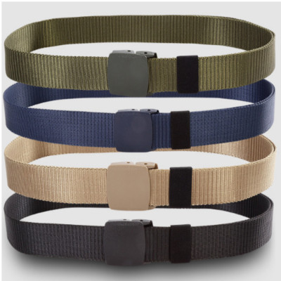 Thắt lưng nam dù chiến thuật mặt nhựa bền mạnh mẽ cá tính 203915 m