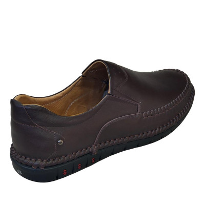 Giày Mọi Nam Da Bò Thật TiTi ĐÔ Cao Cấp GM2065d