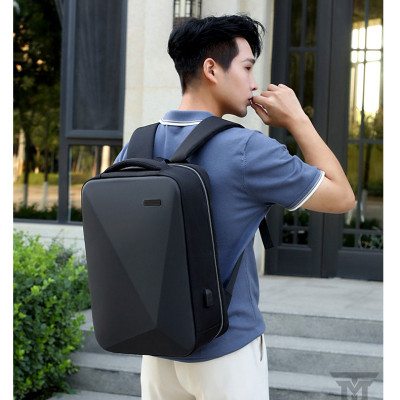 Balo Nam Tích Hợp Khóa Chống Trộm Cao Cấp Teement, Chống Rạch, Chống Nước, Chống Xước Thời Trang Phong Cách Mới - Hàng Chính Hãng