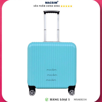 Vali cao cấp Macsim Aksen hàng loại 1 MSAK8216 cỡ 17 inch màu xanh-hồng