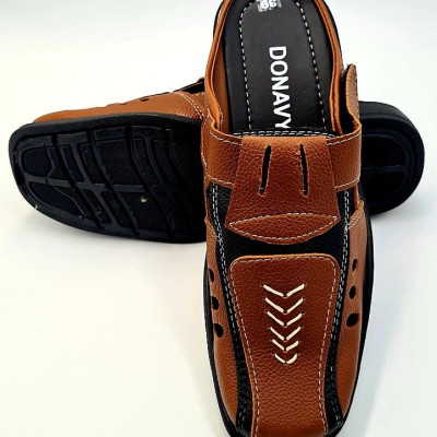  GIÀY DA LƯỜI NAM ĐẾ  CAO 3CM DONAVY CAO CẤP MAY FULL QUAI VÀ ĐẾ RẤT CHẮC CHẮN DGKM