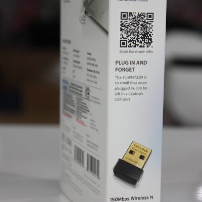 Bộ Chuyển Đổi USB Wifi Nano TP-Link TL-WN725N Chuẩn N 150Mbps - Hàng Chính Hãng