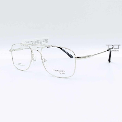 GỌNG KÍNH THỜI TRANG NAM, 2 CẦU KÍNH, HÀNG CHÍNH HÃNG CHALLENGER CM220017-C2