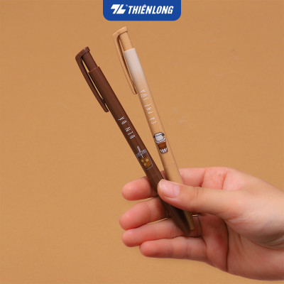 Bút gel B - Buttersmooth Gel Thiên Long GELB-032 - Premium Tip viết êm, trơn - Mực Xanh - Thân ngẫu nhiên