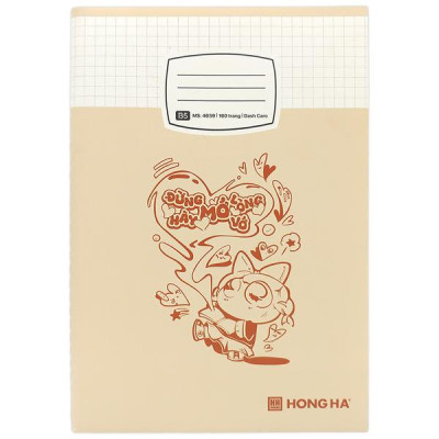 Sổ May Gáy Nước Đến Chân Mới Nhảy B5 - Chấm - 160 Trang 70gsm - Hồng Hà 4659